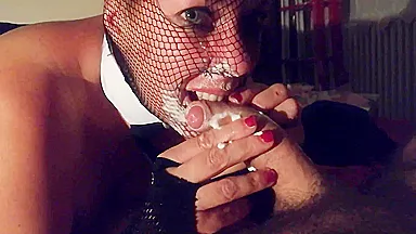 Miss Kika In Food Play With Strawberries And Cream For