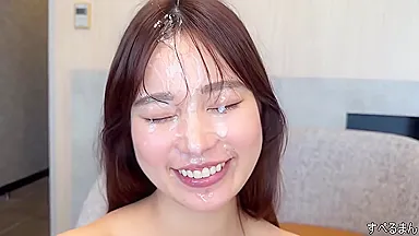 Mew Mew In Beautiful Face Carefully Selected Bukkake. Amazing Blowjob Technique! A Huge Facial Cumshot On A Super Cute Face That Looks Like A Girl From The Anime No.13