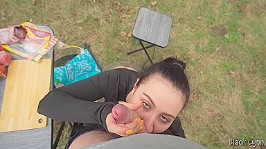 Hungry Stranger Provides His Dick In Exchange For Sandwich