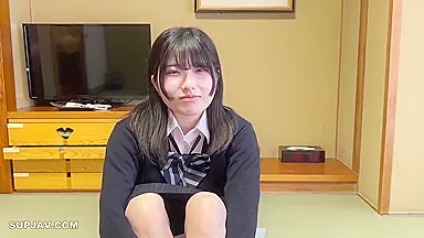 [showing Her Face] Daring Nakadashi Ecchi On A Sleepover Trip With That Very Popular Chick