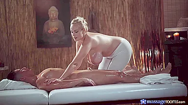 Slippery Oiled Big Tit Wank Heaven Full With Angel Wicky