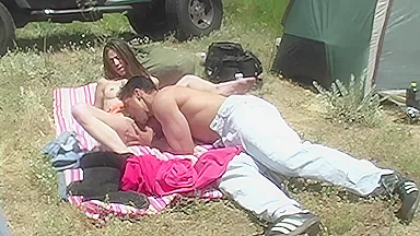Is Treated To A Fun Fuck Picnic With Her Hot Lover Outdoors With Jackie Ashe
