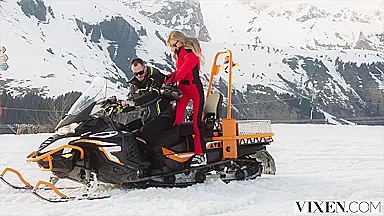Nancy A And Snow Bunny In Gorgeous Has Her Eyes On Her Ski Instructors Cock