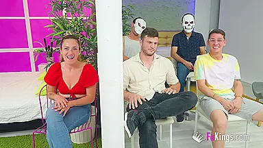 Ammy Redheads Out Of Control! She Turns A Date Into A Gangbang