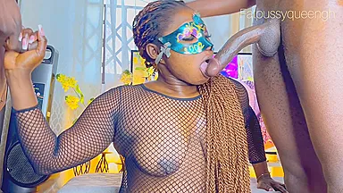 Queen Likes To Deep Throat Two Bbc Doggystyle And Body Shaking Orgasm