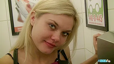 Naughty Blonde Flashes Her Ass In Public While Her Boyfriend Films
