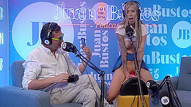 Juan Bustos And Molly Smith - Better Than Her Toys Squirts All Over The Sybian Machine On Podcast