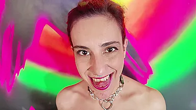 Strapon Sulla Mia Amica Rossa Bambymaso Gode Come Una Troia E Ne Chiede Ancora