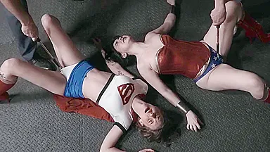 The Domination Of Powegirl And Wonder Woman (1080)