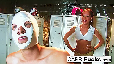 Xander Wins The Prize Of Capris Tight Pussy