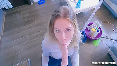The Useless Cleaner Pays For The Fuck-up With Her Pussy! 20 Min