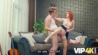 Kamil Klein And Kaira Love - I Couldnt Resist To Give My Tight Pussy To The Mr. Moustache!