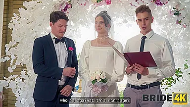 Jane White, Veronica Leal And Arty Cheys - Weird Wedding With Pilation