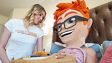 Sophia Sterling - Blonde Teen Gets A Full Serving Of Porndudecastings Big Dick Delight!