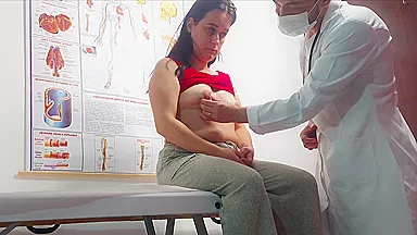 Big Ass Brazilian - Gynecologist Sticks Dildo In Pussy, Fingers In Ass And Fucks Patient!