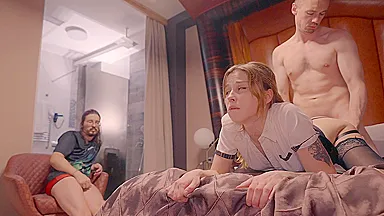 Curvy Hotwife Fucks A Guy While Hubby Watches On Sex