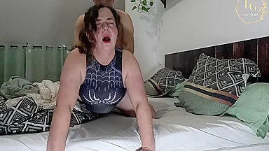 Spiderwoman Milf Blowjob And Creampie - Lexie Grants