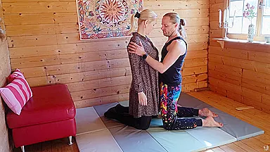 Sunny Day In Sex In Nordic Garden Cottage On A Warm Sunny Spring Day. Blonde Milf Has Huge Orgasm! (so Does He)