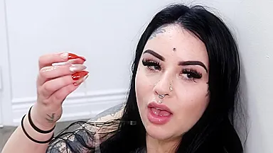 Forked Tongue Facefuck! Cam Version