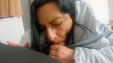 Cum Play While Wearing A Hot Long Down-jacket And Slutty Clothes 254