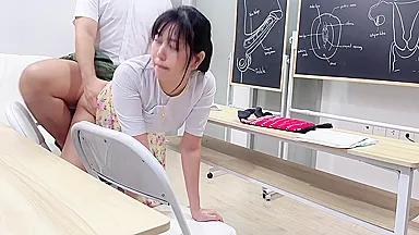 Ah Ko Lay - Teacher Is Really Creampie While Her Horny 16 Min